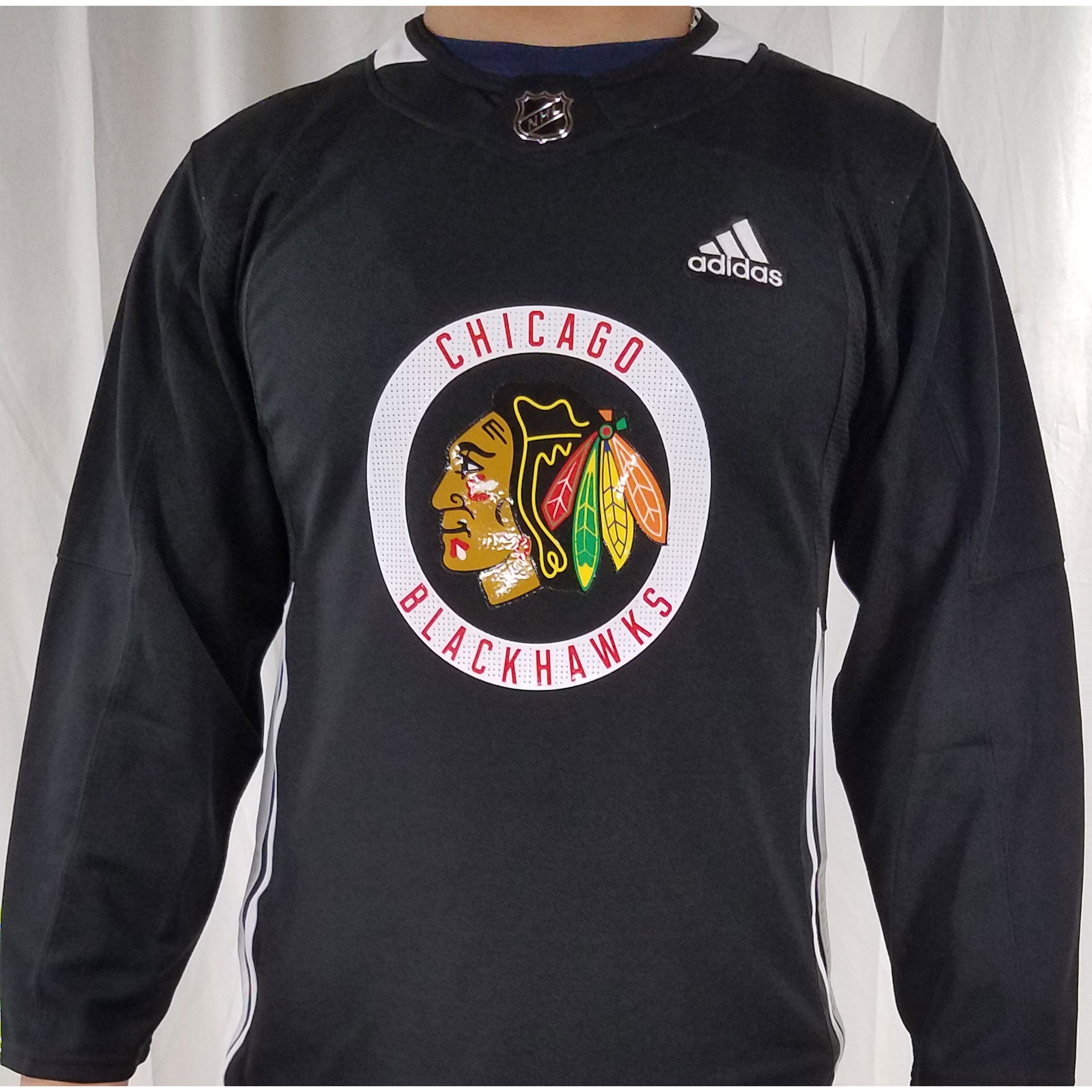 New Chicago Blackhawks red Adidas EXTRA LARGE Practice Jersey size (54) mens