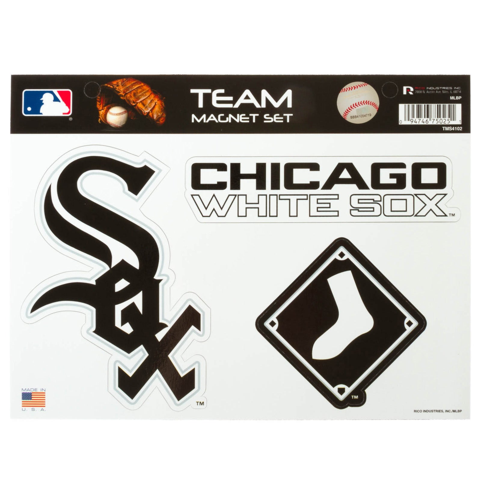 Chicago White Sox 2 Pack Magnets - Clark Street Sports