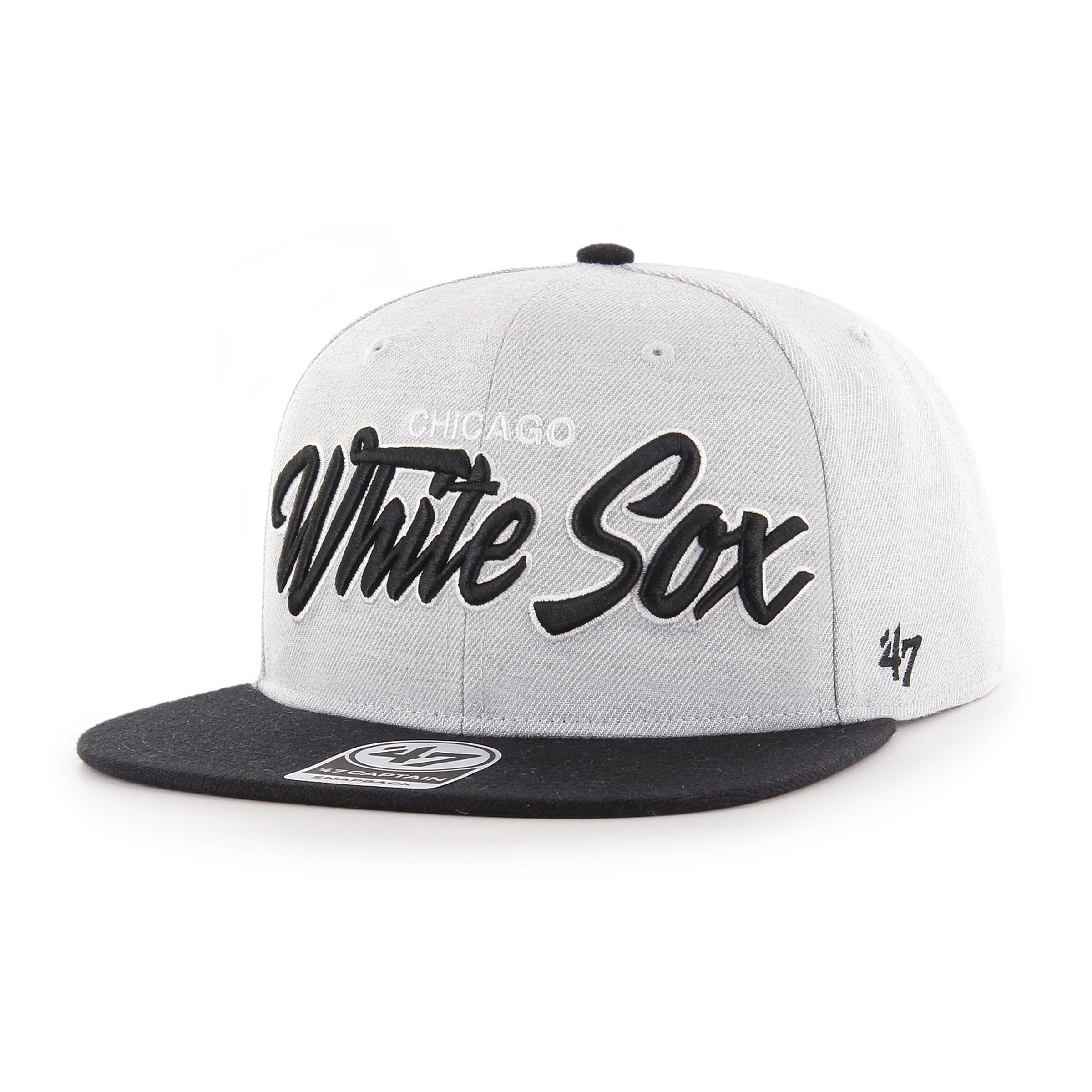 Chicago White Sox Cooperstown Natural Pinstripe Captain Snapback Hat -  Clark Street Sports