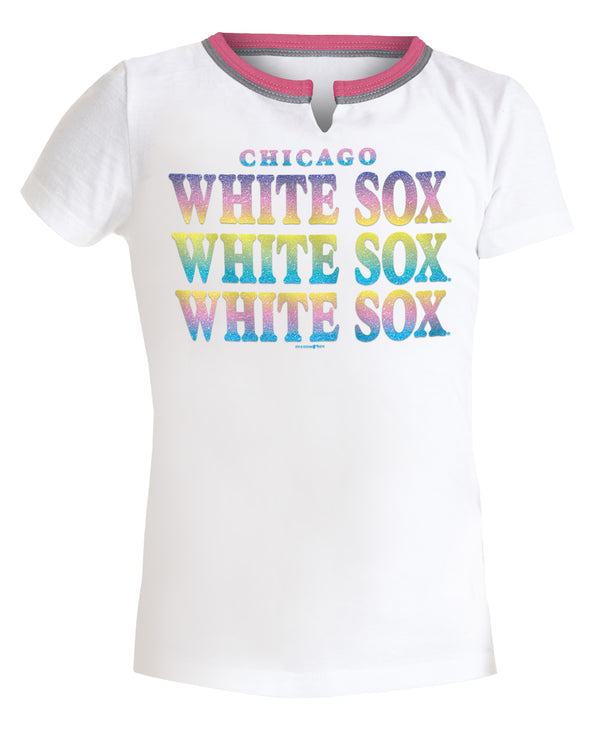 Chicago White Sox Youth Heather Navy Batterman Logo V-Neck - Clark Street  Sports