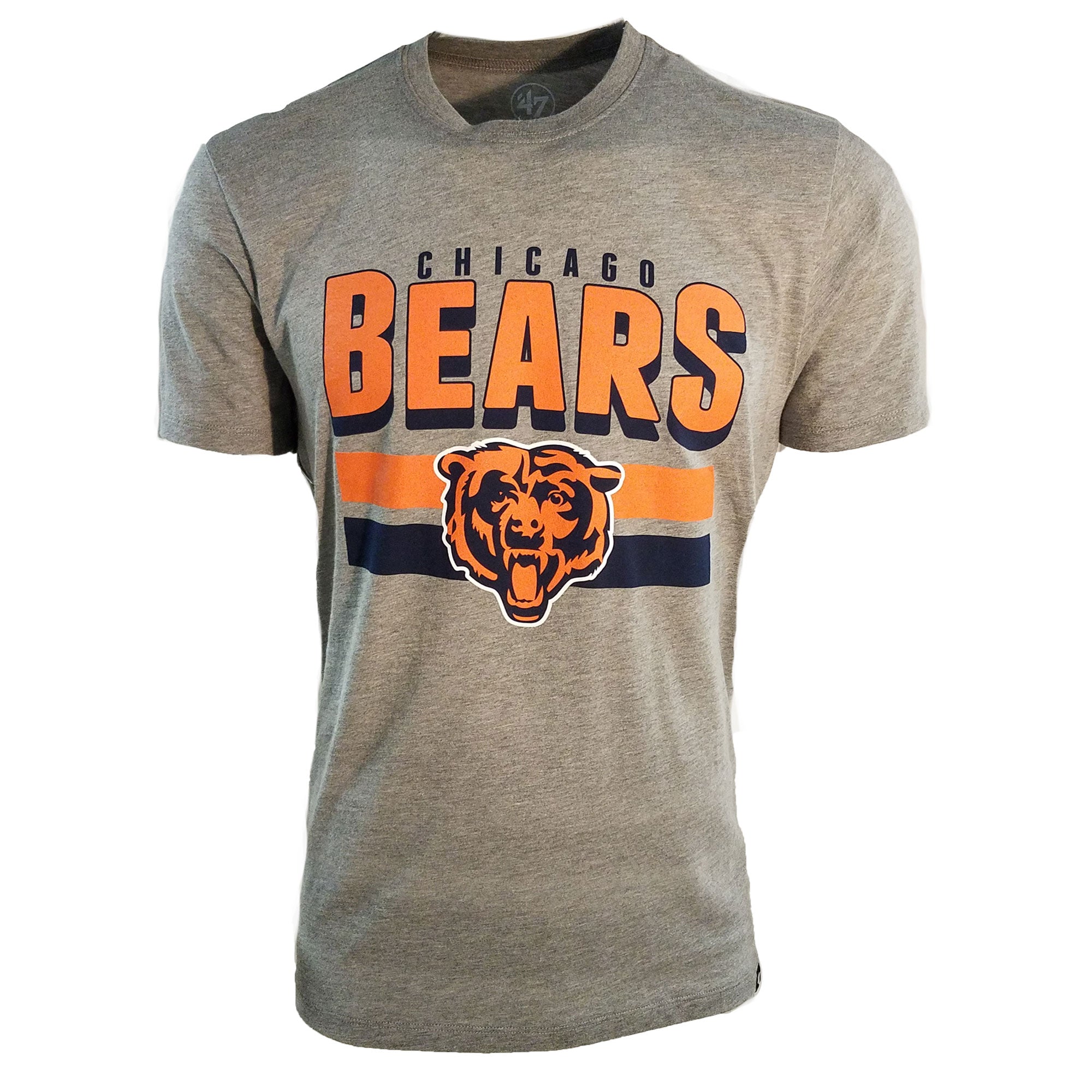 Clark Street Sports Chicago Bears Grey Chitown Club Tee, Medium