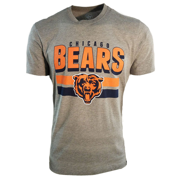 NFL Team Apparel Youth Chicago Bears Run Back White T-Shirt