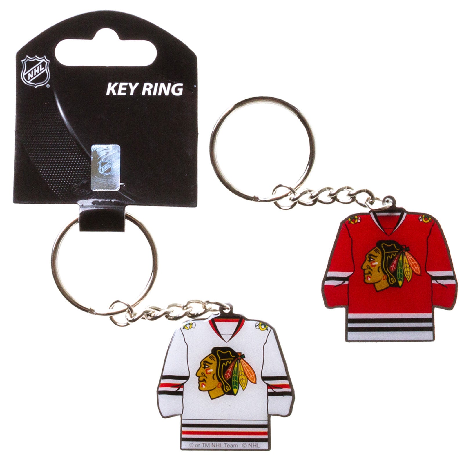 NHL Team Home & Away Jersey Keychain