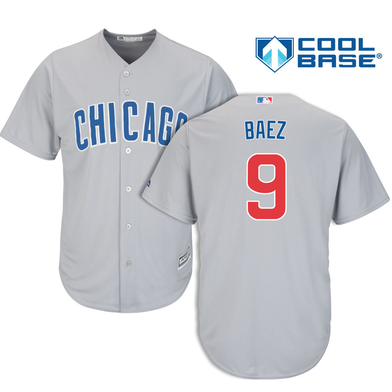 Chicago Cubs Grey Road Javier BAEZ 