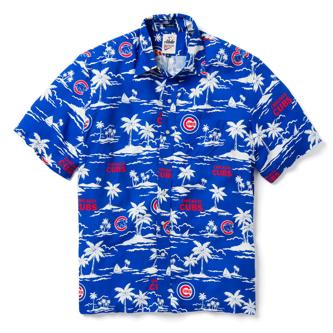 cubs button down jersey