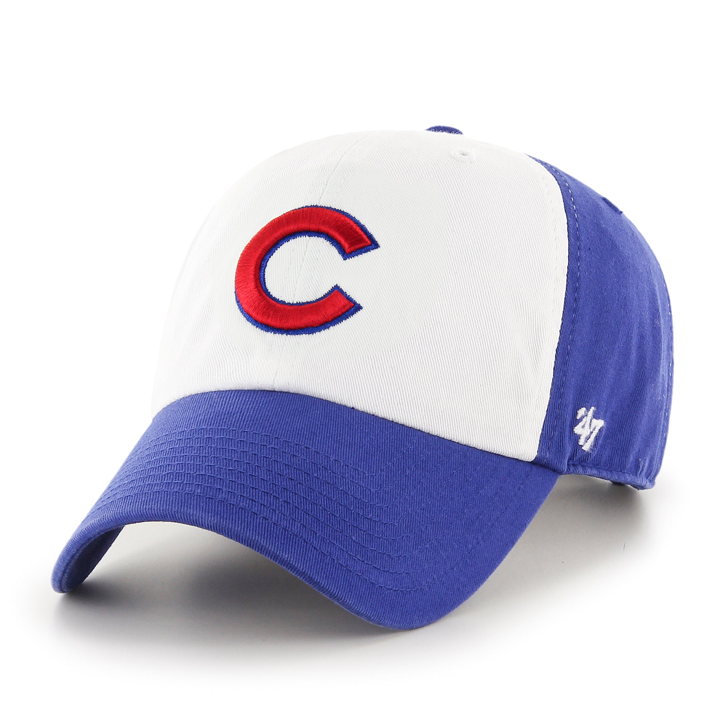 Chicago Cubs White Clean Up Visor - Clark Street Sports