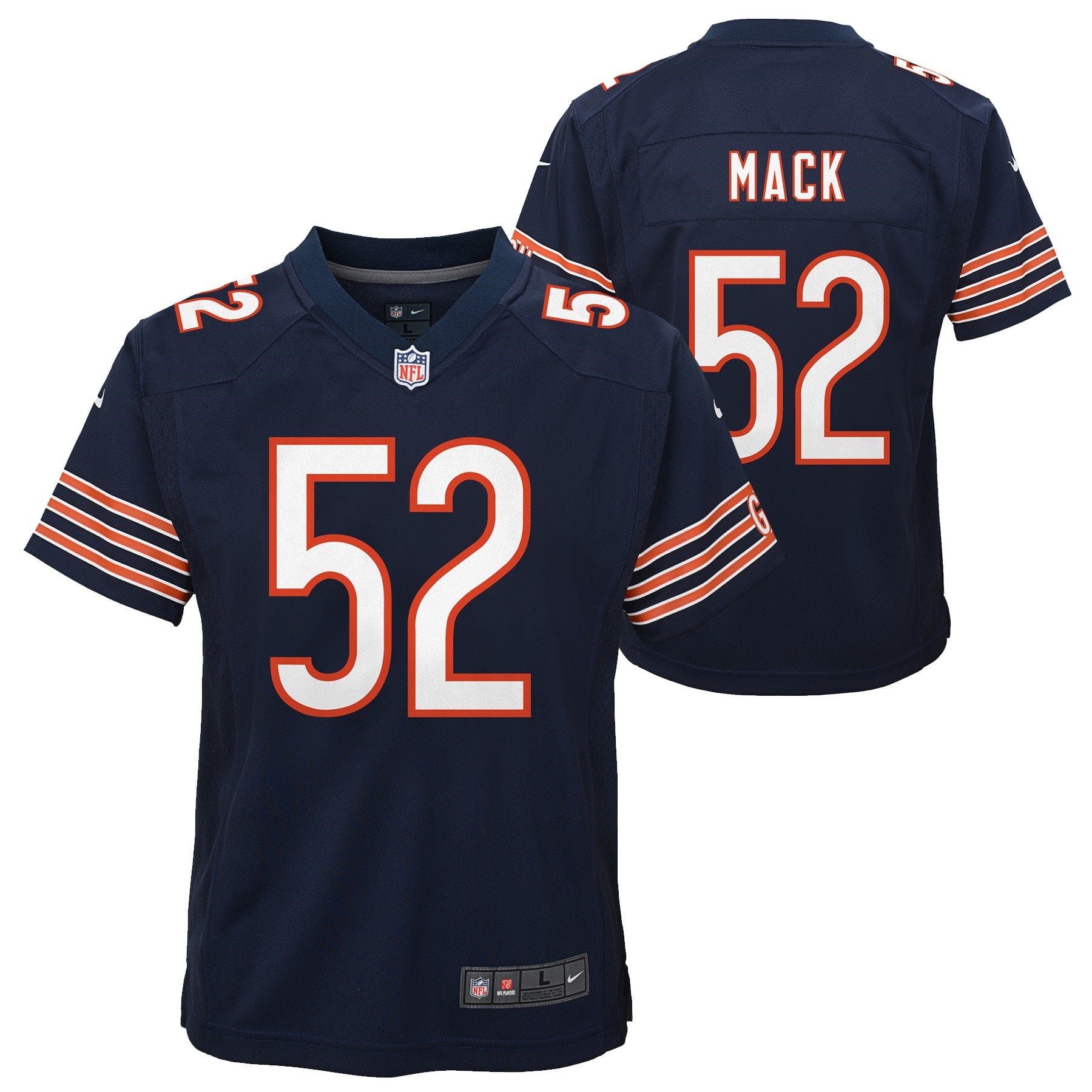 Lids Khalil Mack Chicago Bears Nike Game Player Jersey - Navy