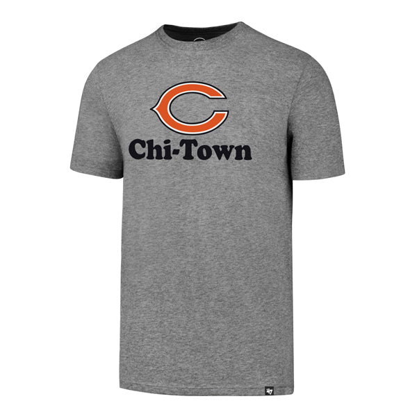 Clark Street Sports Chicago Bears Grey Chitown Club Tee, Medium
