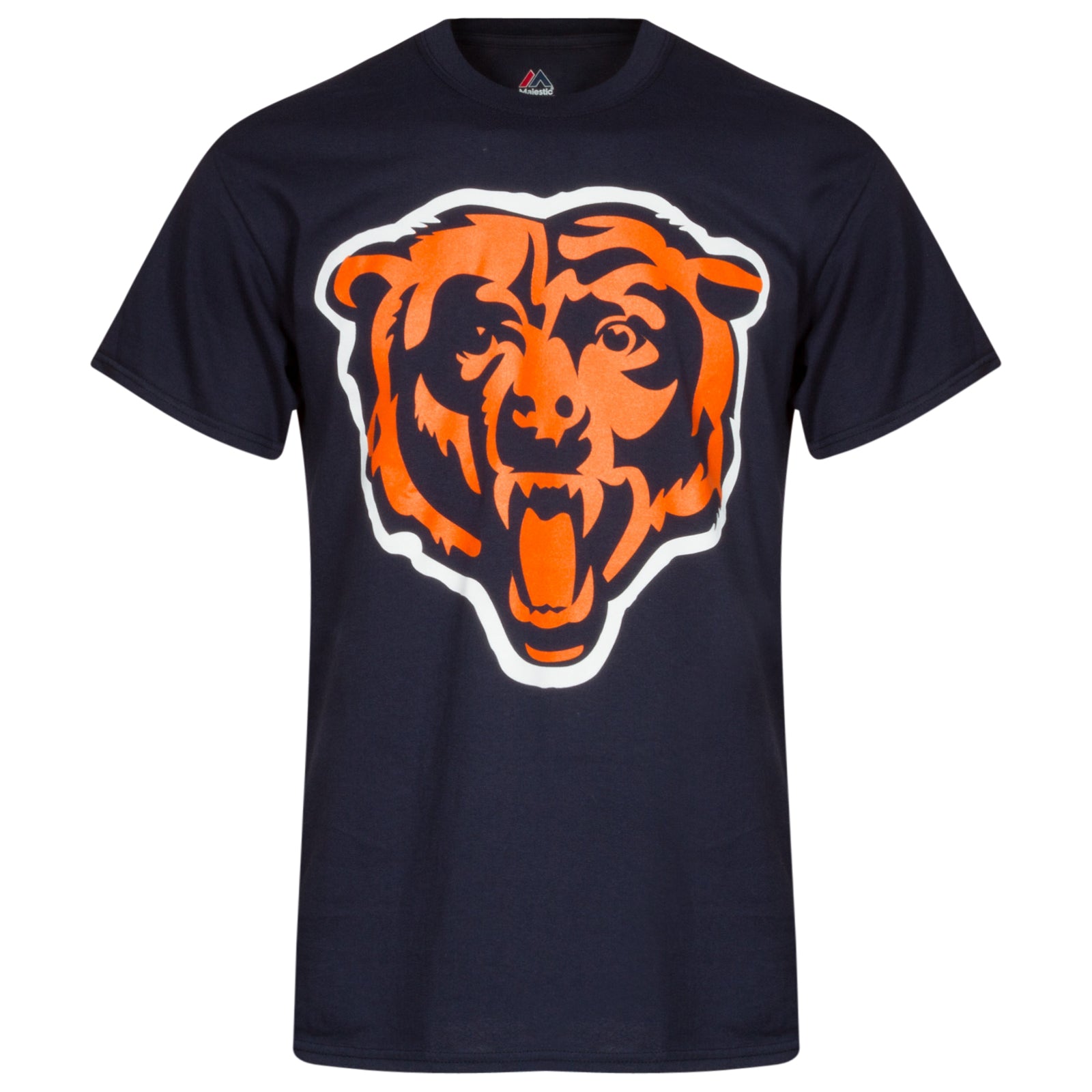 Men's Navy Chicago Bears Big & Tall Arm Stripe T-Shirt