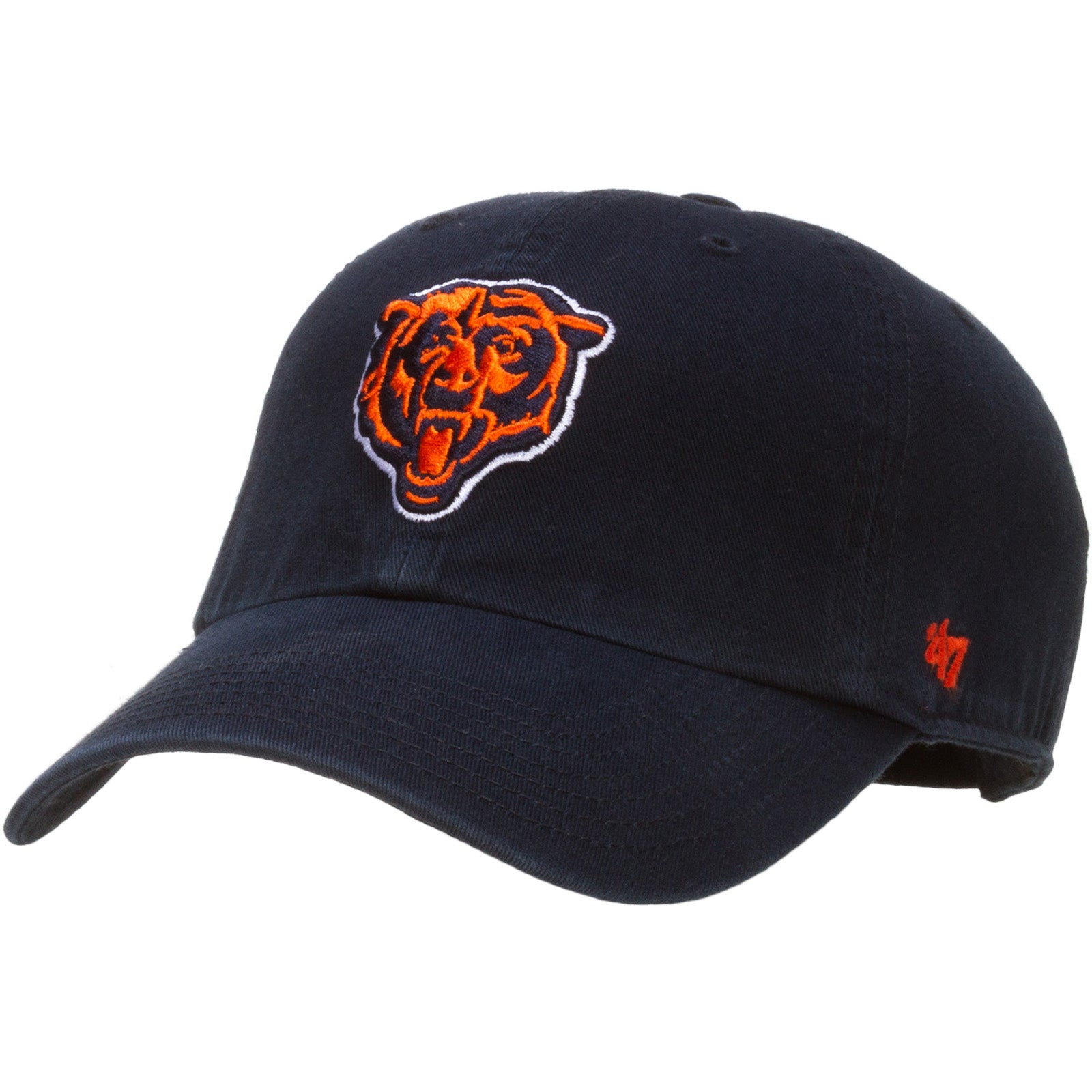 Chicago Bears '47 MVP Bear Head Black Adjustable Hat - Clark