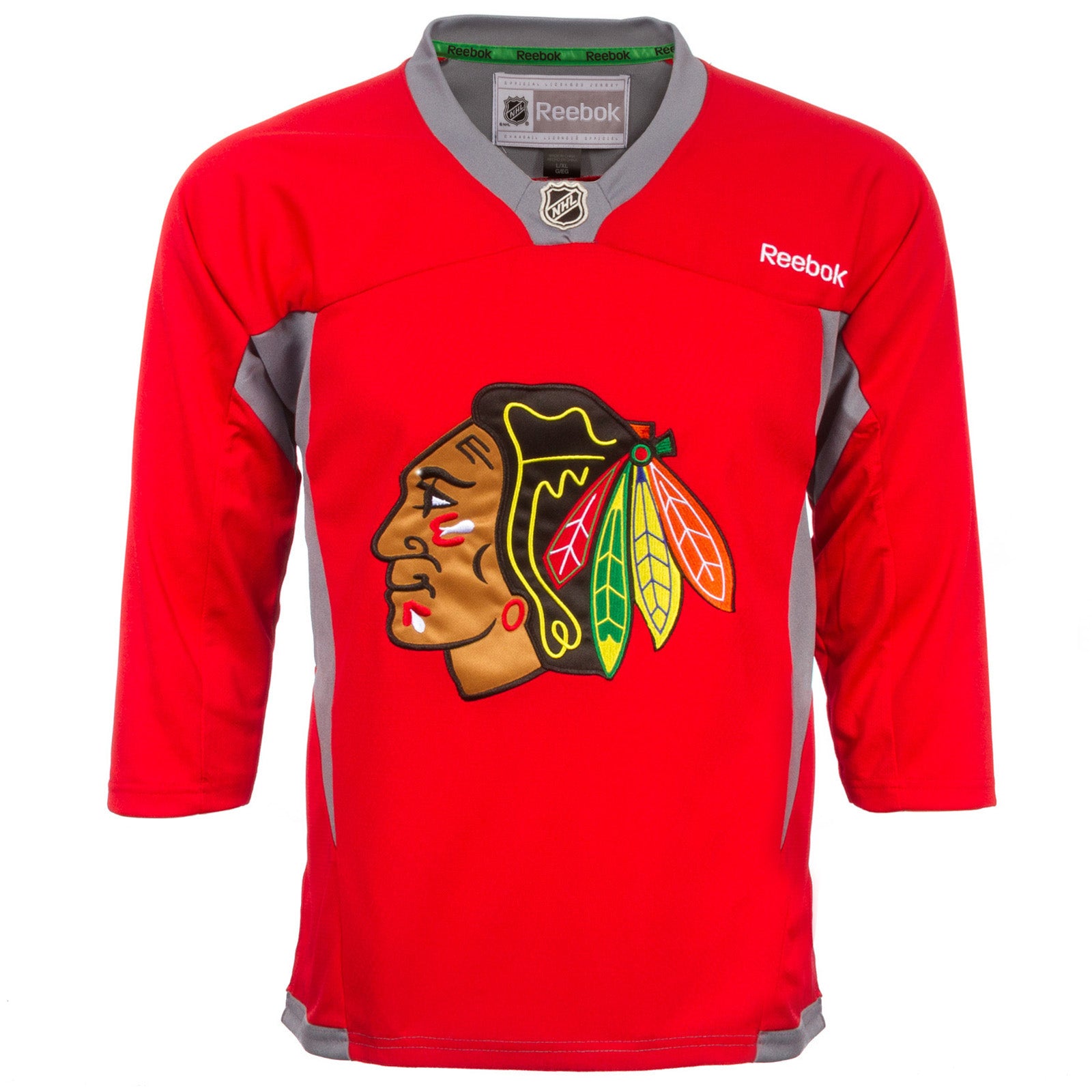 chicago blackhawks black practice jersey