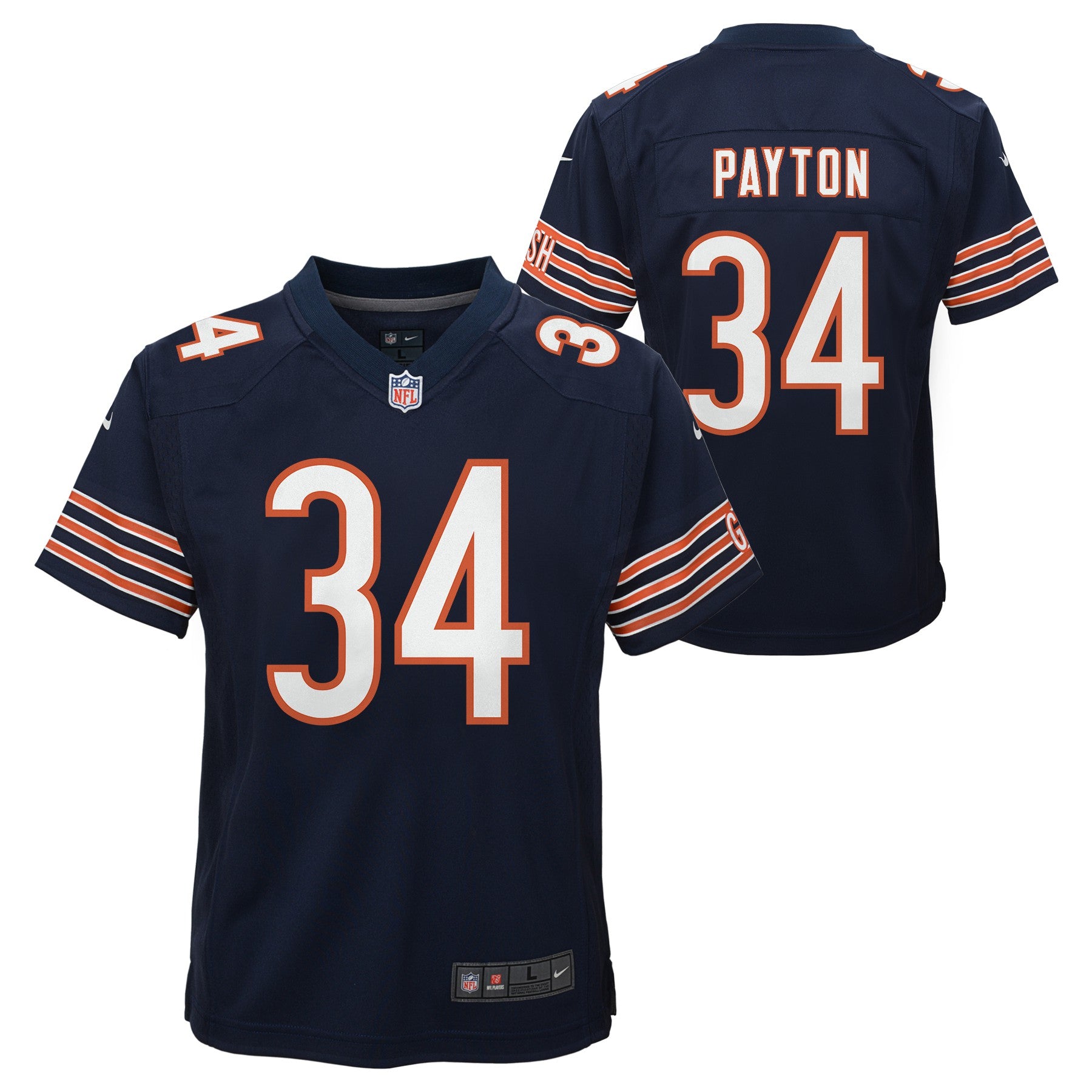 Walter Payton Chicago Bears Nike Men's White Road Game Jersey - Clark  Street Sports