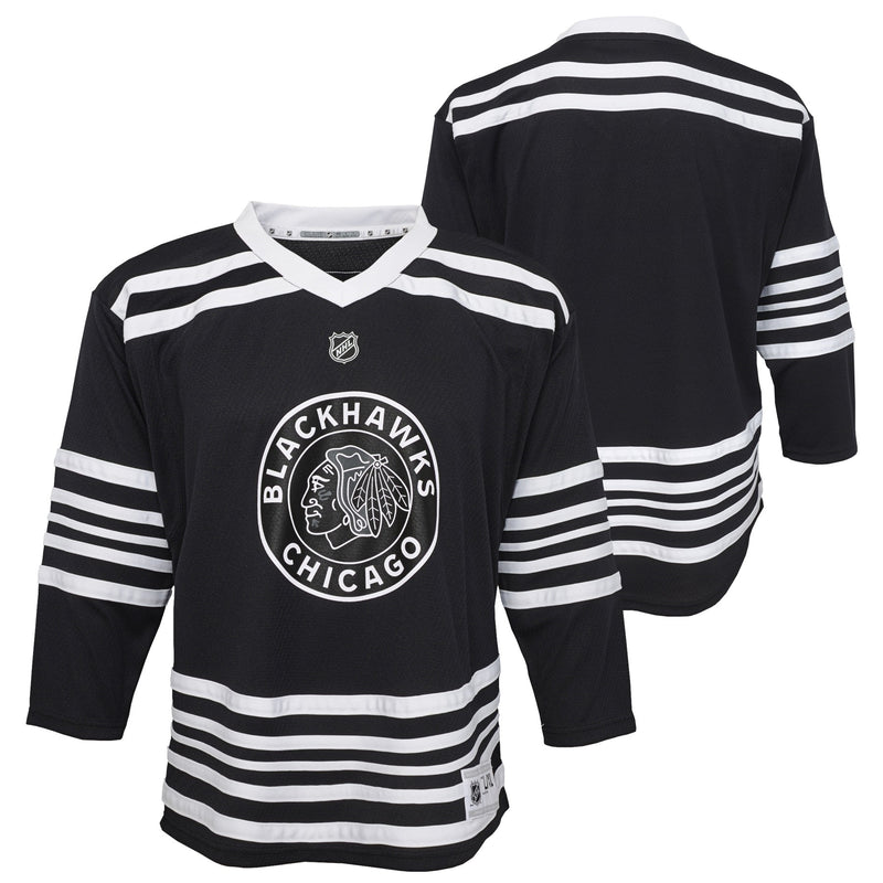 chicago blackhawks black jersey