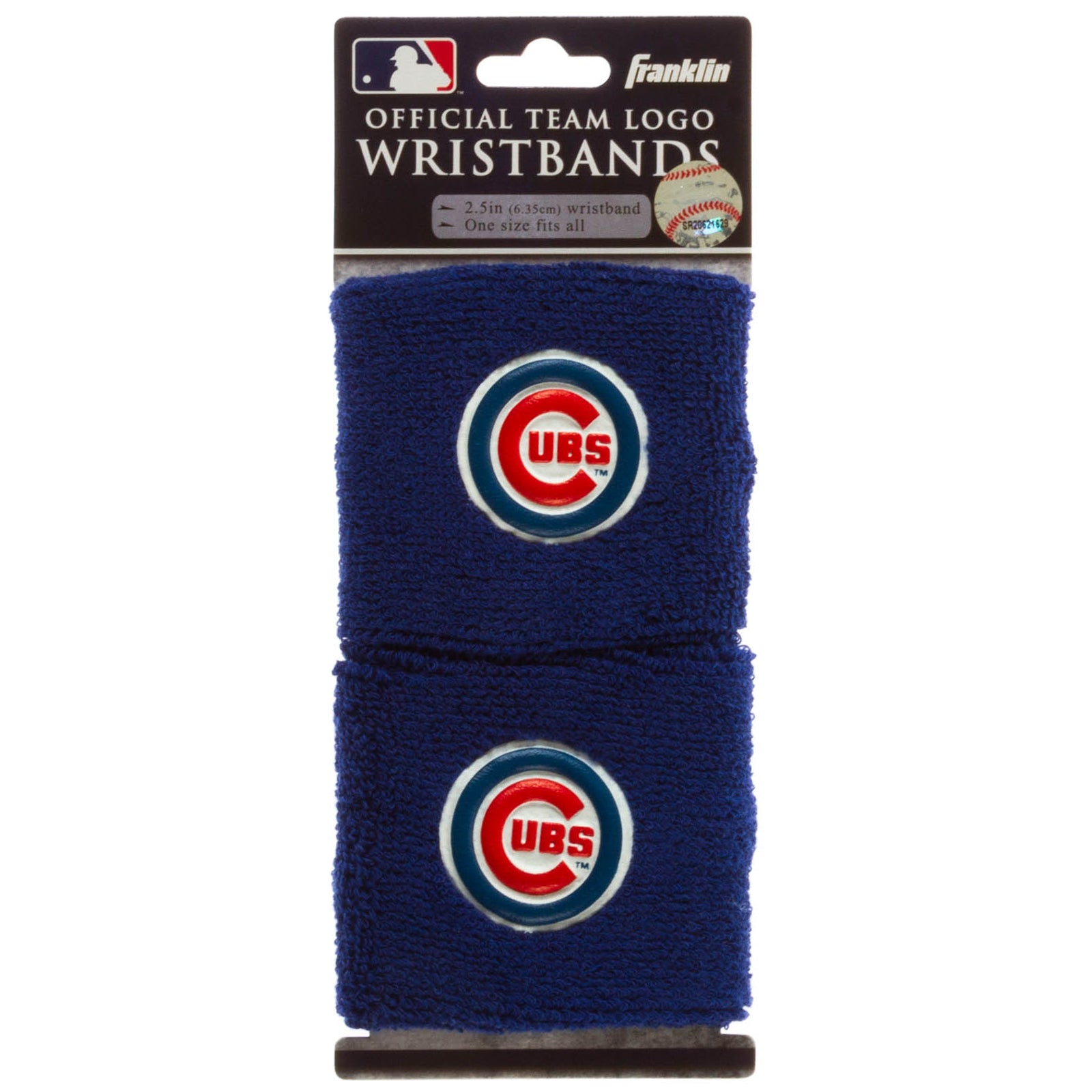 Franklin Chicago Cubs Royal 2.5” Wristbands