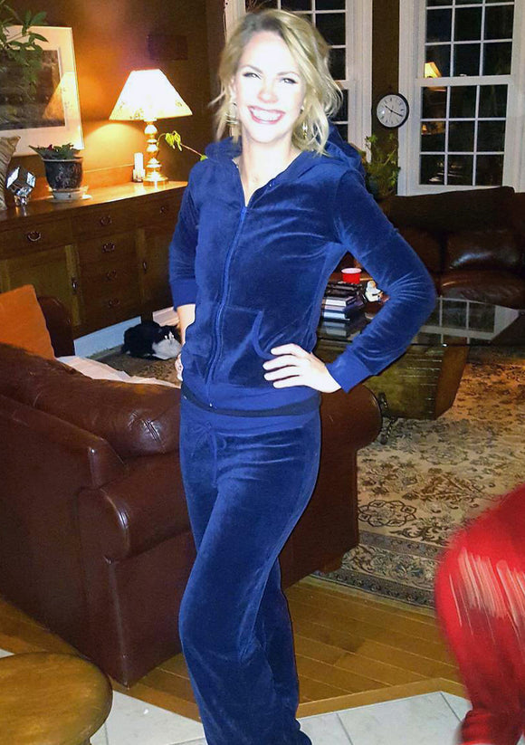 womens velour tracksuit leisure suit