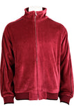 Mens Burgundy Velour Tracksuit – Sweatsedo