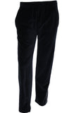 Mens Black & Gray Velour Tracksuit | Uncle Tony | Sweatsedo