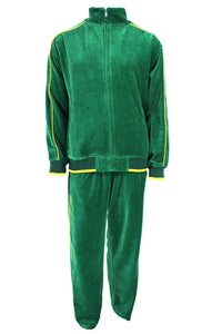 green tracksuit