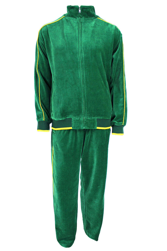 old man velour tracksuit