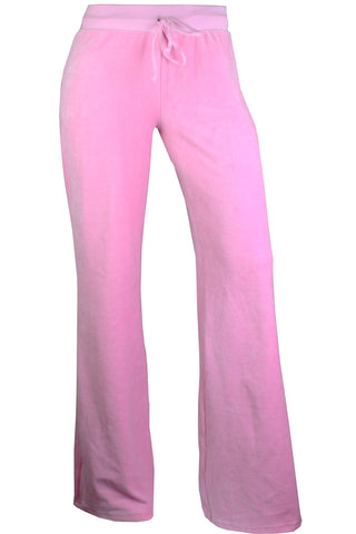 Mens Pink Velour Tracksuit with White Piping – Sweatsedo