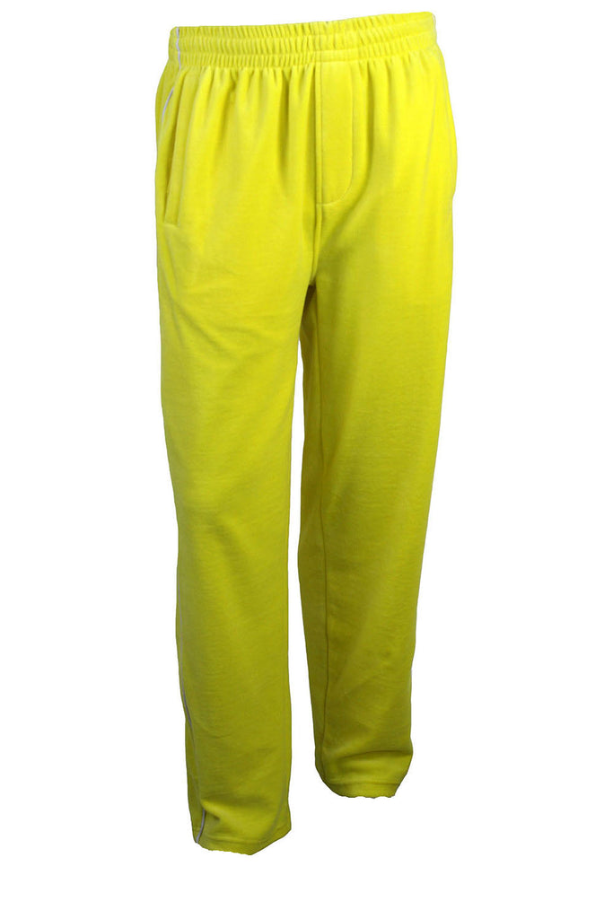 Mens Yellow Velour Track Pants | Sweatpants | Sweatsedo