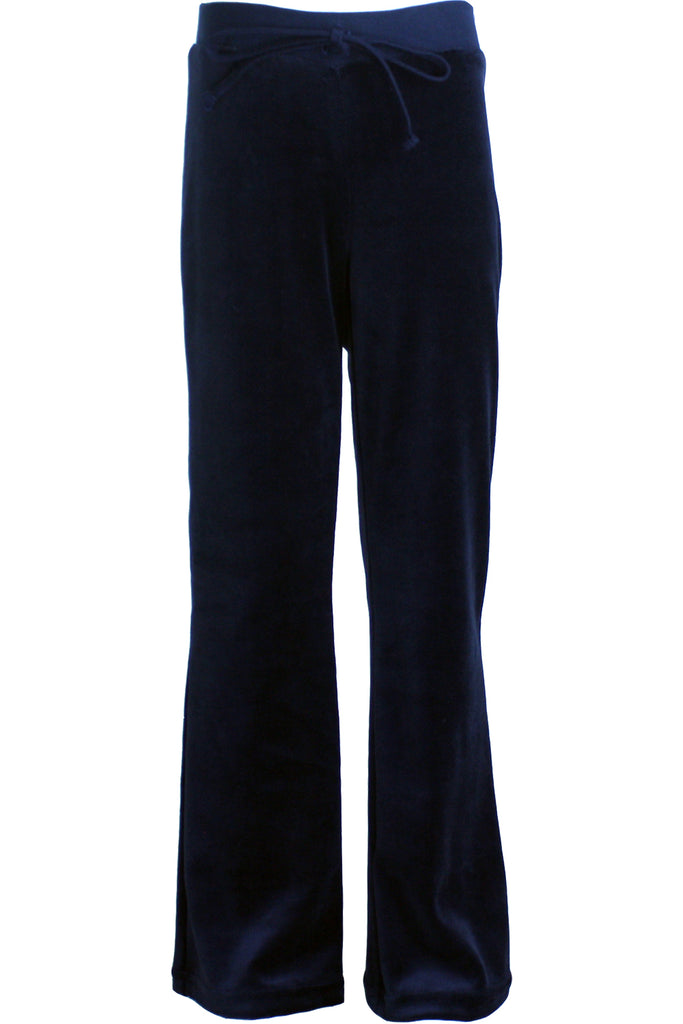 Youth Navy Blue Velour Pants | Sweatpants | Sweatsedo