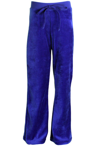 Mens Royal Blue Velour Tracksuit with White Piping – Sweatsedo