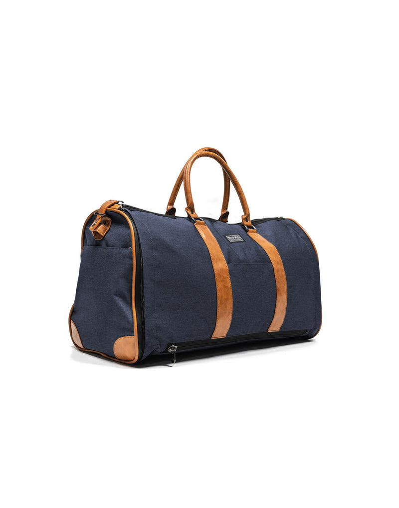 polo blue duffle and garment bag