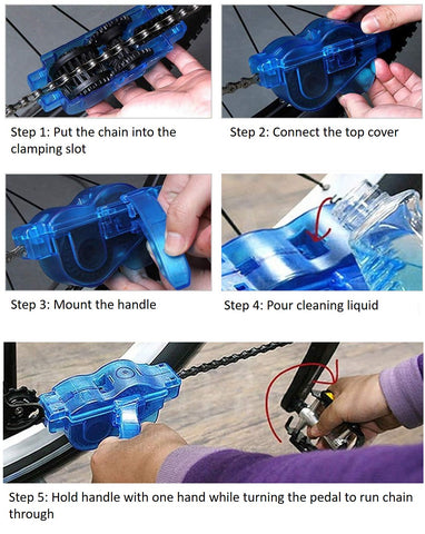 ChainCleaner Pro™ Bicycle Chain Cleaning & Maintenance Tool