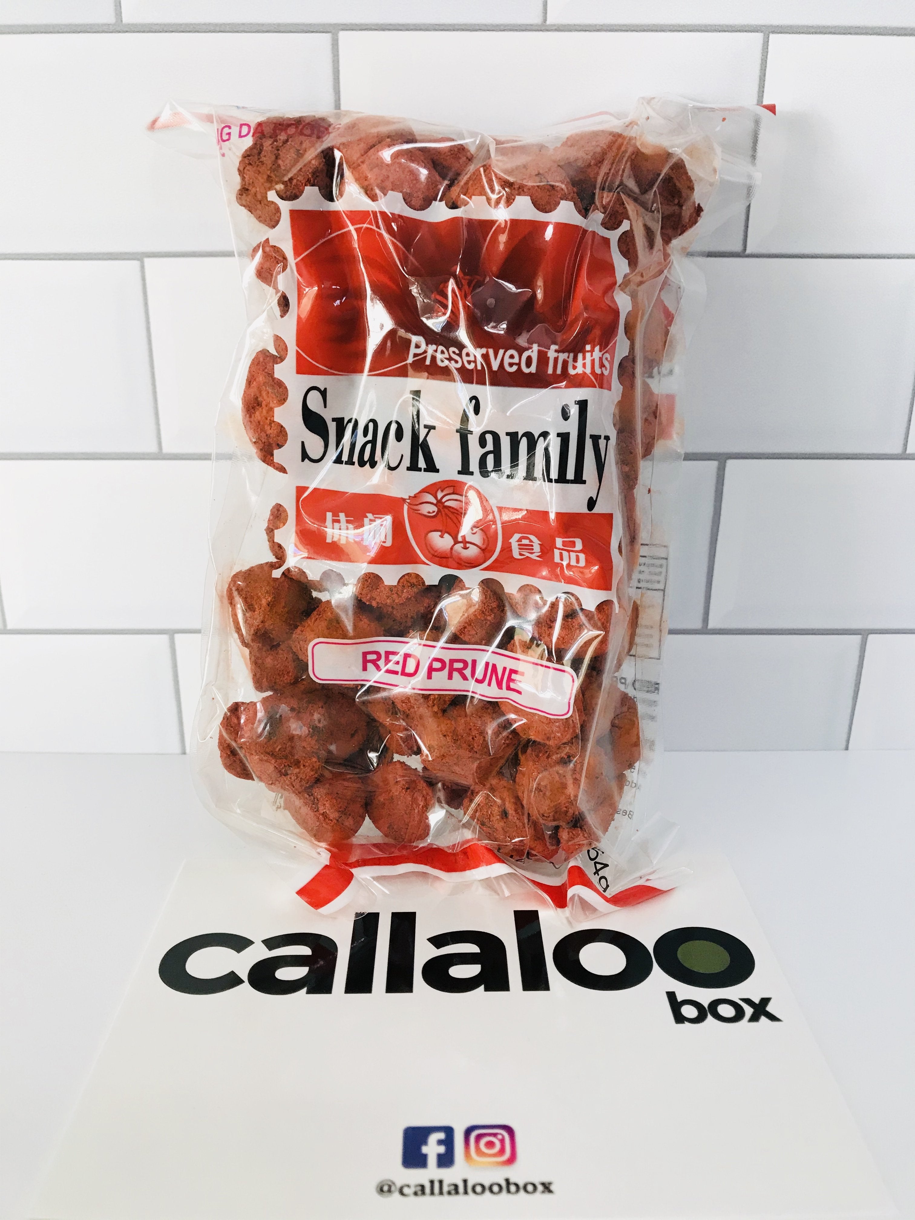 Snack Family Preserved Fruits - Red (Salt) Prune – Callaloo Box
