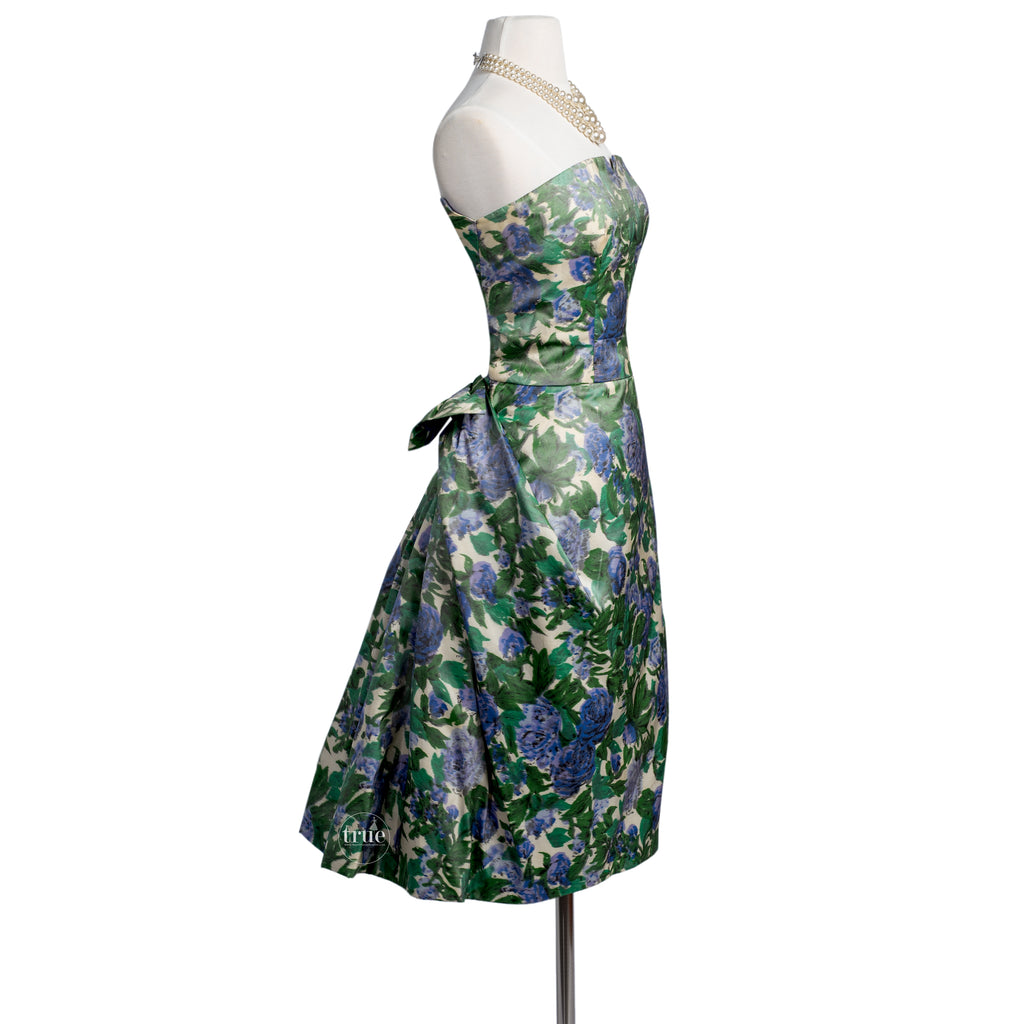 rare 1950's Elizabeth Arden sculptural floral dress – Traven7's True ...