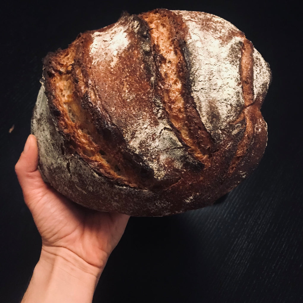 Pain de campagne with spelled and rye