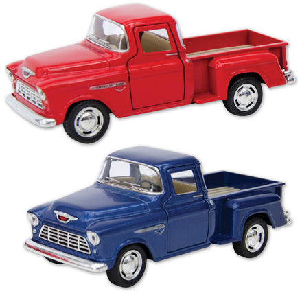 diecast red pickup truck