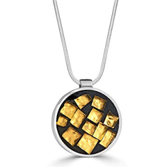 Gold Nuggets Pendant