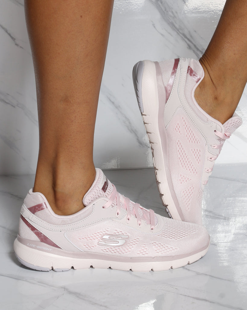 pale pink skechers