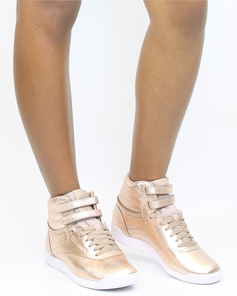 Women's Freestyle Hi Metallic Sneaker 