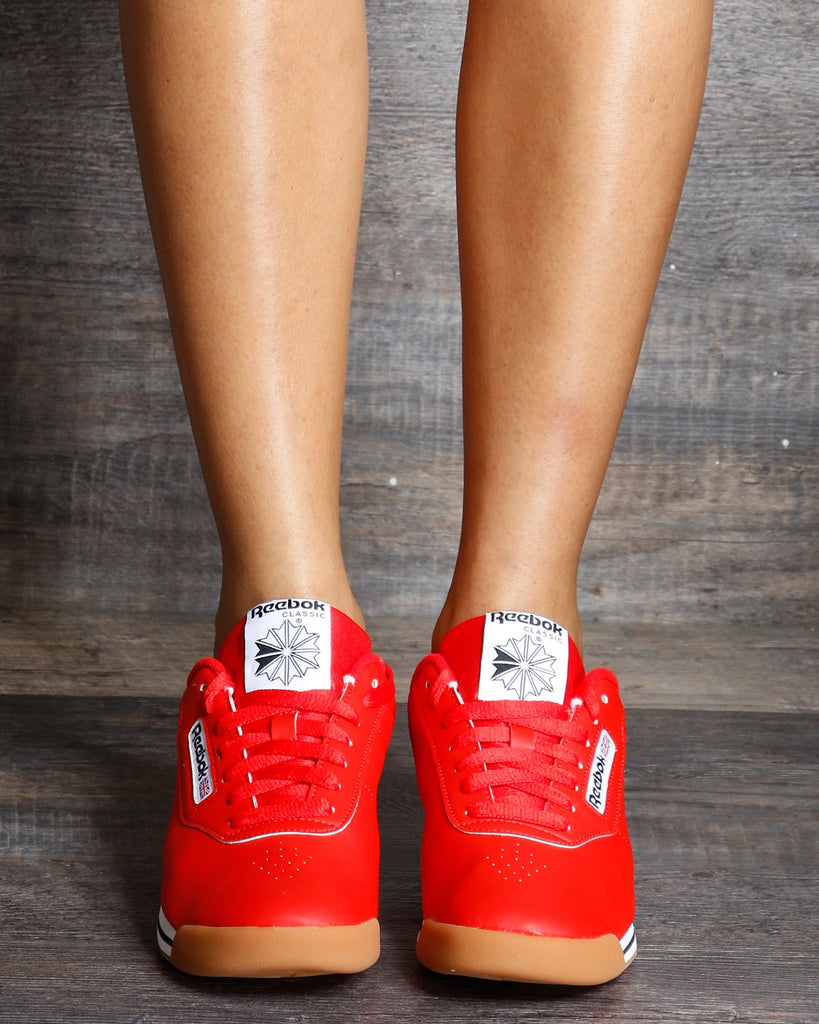 red reebok princess shoes