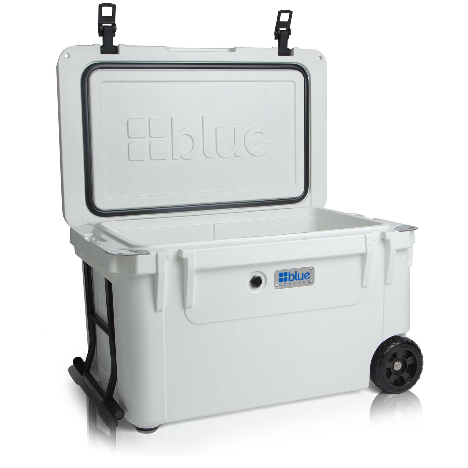 72 QT Ultra-Light Wheeled Cooler, White & Grey