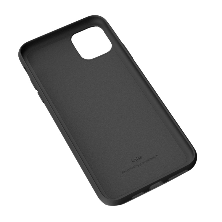 Genuine Leather Saffiano Pattern Back Case For Iphone 11 11 Pro 11 Kajsa Cases