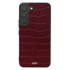 Neo Classic Collection - Genuine Croco Pattern Leather Back Case for Samsung Galaxy S22/S22+/S22 Ultra