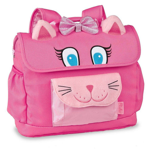 Bixbee Pink Animal Kitty Pack Horizontal Design Girls Backpack Small
