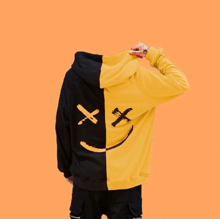 happy hoodie yellow