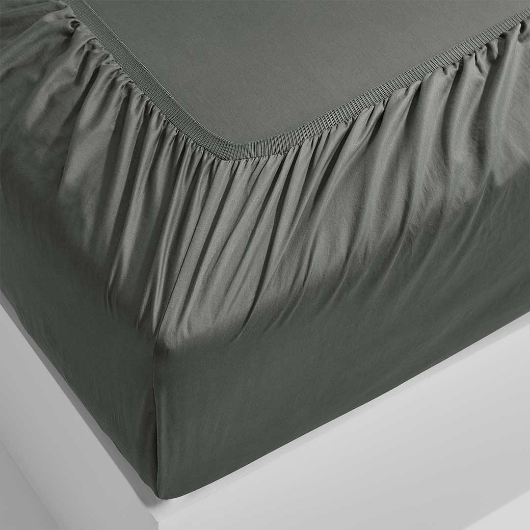 Eden Cotton | Sage Fitted Sheet | Crib | Sheet Society