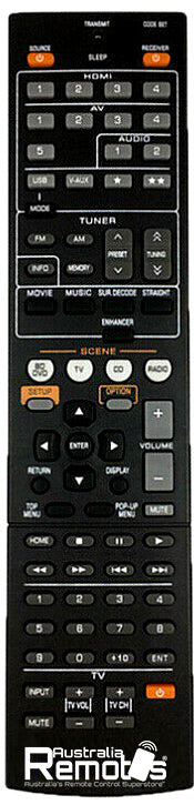 AV Remote for Yamaha Models RX-V
