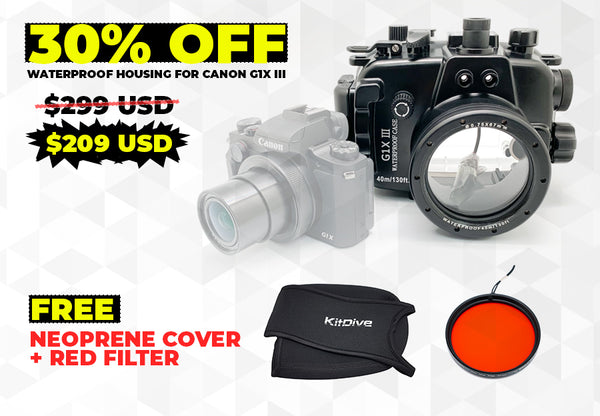 Canon G1X III underwater housing sale