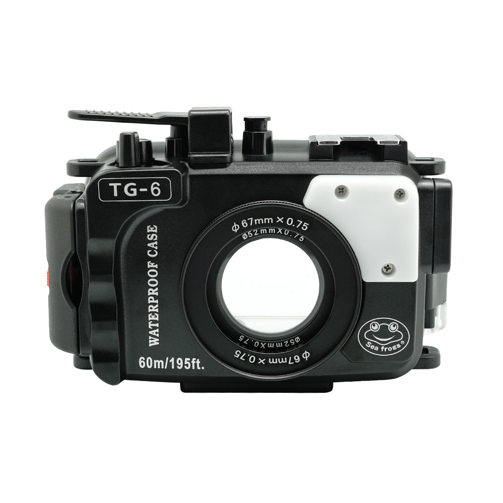 Olympus Tg 6 60m 195ft Seafrogs Underwater Camera Housing Black Seafrogs