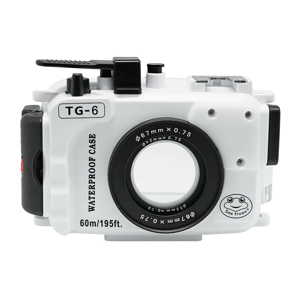 Olympus TG-6 SeaFrogs Underwater Camera Housing (White) seafrogs