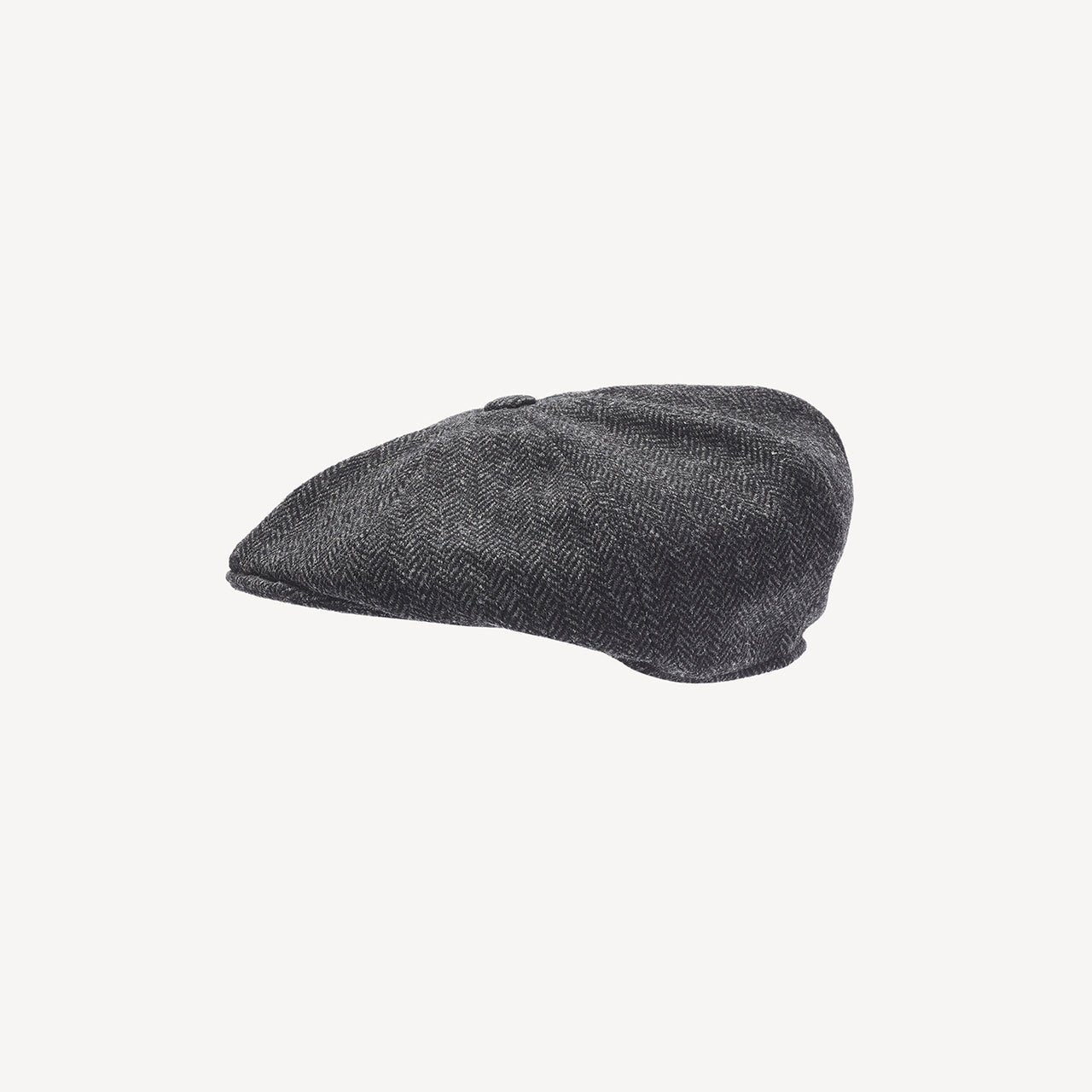 Newsboy Cap - Dark Grey Herringbone - Swaine product image