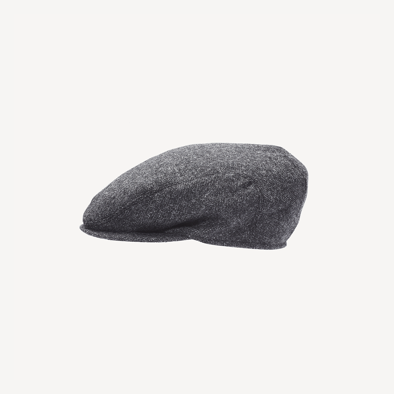 Slim Cap - Anthracite Melange Wool