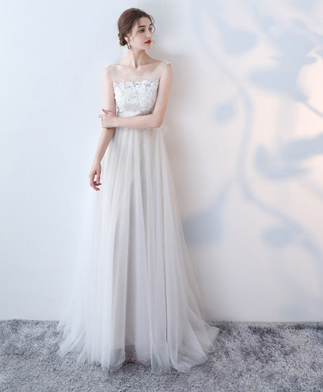 white elegant long evening dresses